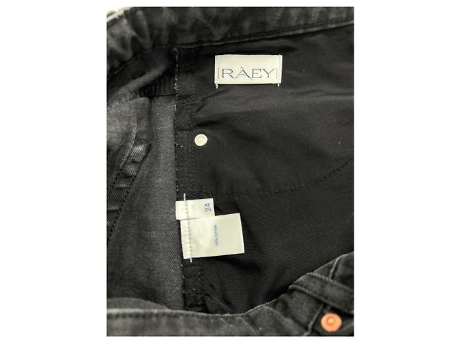 Autre Marque Bermudas Raey T.US 24 de algodão Preto - vista 3