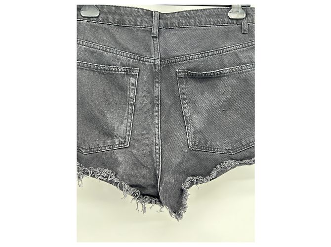 Autre Marque Bermudas Raey T.US 24 de algodão Preto - vista 4