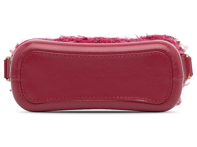 Chanel Rosso Piccolo Tweed Gabrielle Hobo - vista 5