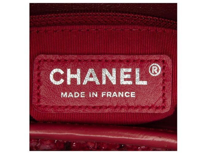 Chanel Rosso Piccolo Tweed Gabrielle Hobo - vista 7