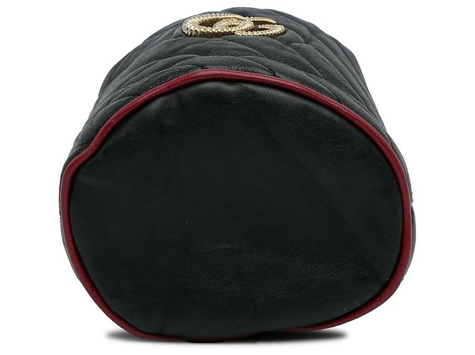 Gucci Mini Torcia Nera GG Marmont 2.0 Borsa da viaggio Nero - vista 5