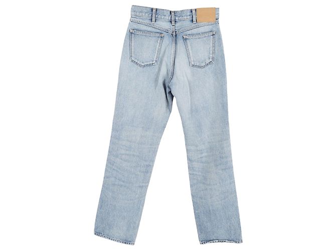 Edge Céline Vaqueros de mezclilla lavados y rasgados Celine en algodón azul - vista 2