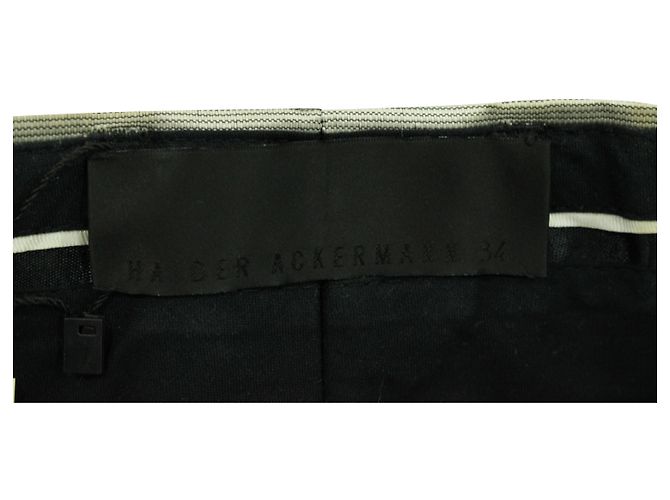 Leggings estampados de corte slim de algodón blanco y negro de Haider Ackermann Impresión de pitón - vista 3