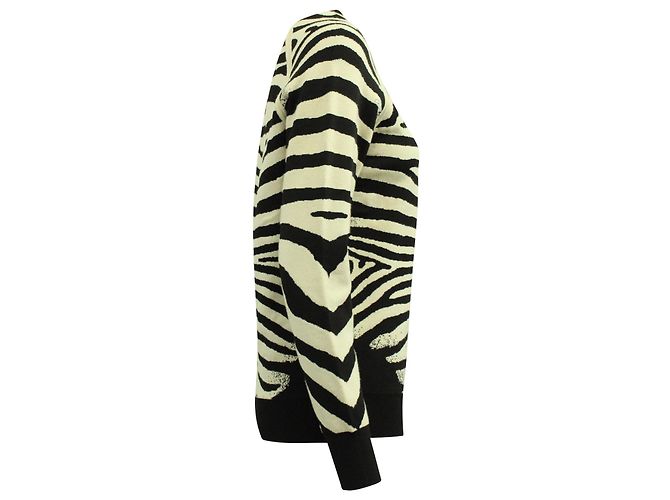 A.L.C EIN.l.C. Rizzou-Strickpullover mit Zebramuster aus mehrfarbiger Viskose  Mehrfarben - Ansicht 2