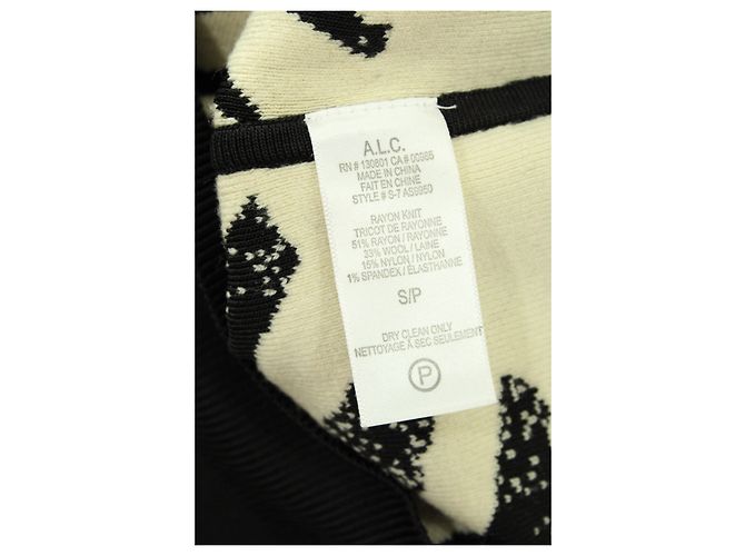 A.L.C EIN.l.C. Rizzou-Strickpullover mit Zebramuster aus mehrfarbiger Viskose  Mehrfarben - Ansicht 6