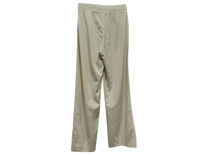 Pantalón ancho de algodón nude de Ba&Sh Castaño Carne - vista 2