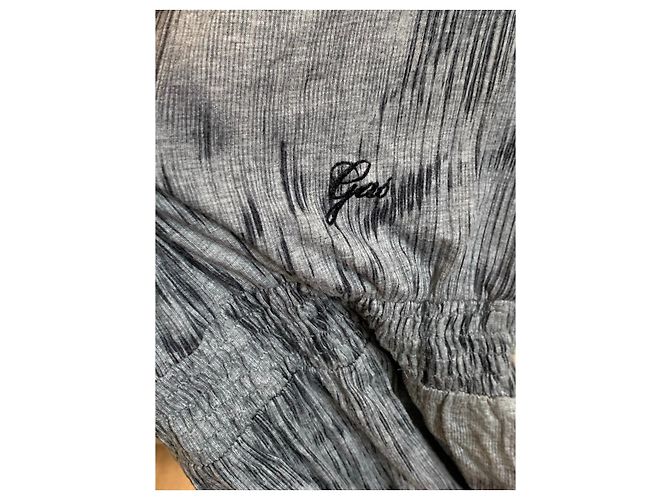Gas Midi Kleid Grau aus Viskose - Ansicht 4