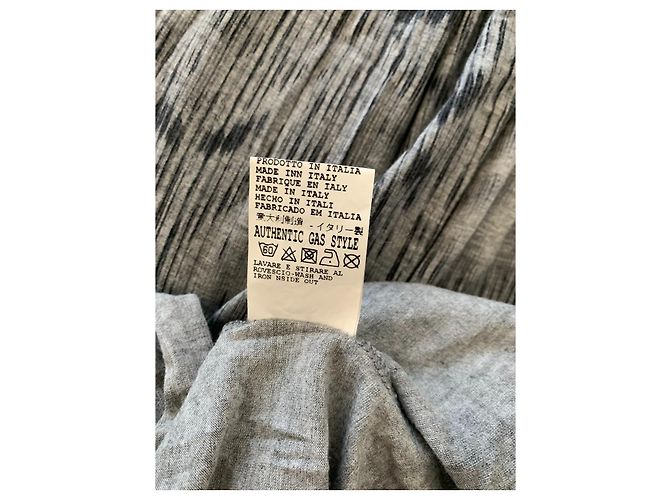Gas Midi Kleid Grau aus Viskose - Ansicht 6