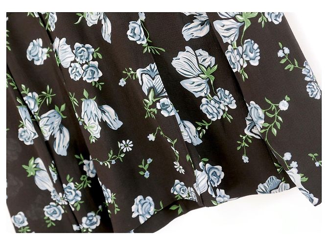 Autre Marque Top estampado floral Emilia Wickstead Negro - vista 2