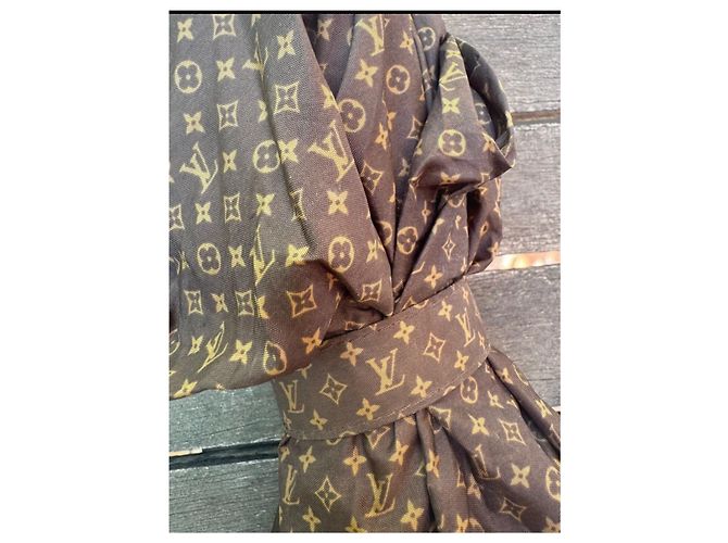 Montsouris Ombrello Louis Vuitton Marrone Scuro Pelliccia - vista 4