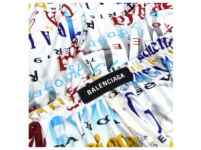 Falda de jersey Balenciaga Eggshell Blanco roto - vista 2