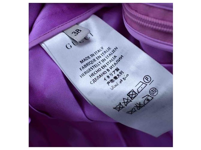 Falda plisada Gucci rosa con lazo - vista 4