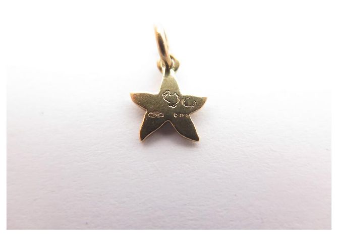 muito 2 PINGENTES DODO POMELLATO STAR STELLINA EM OURO AMARELO 18K COLLIE Dourado - vista 3