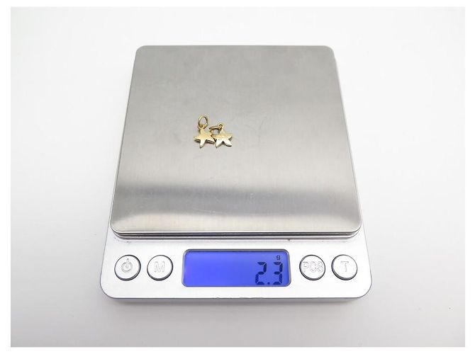 muito 2 PINGENTES DODO POMELLATO STAR STELLINA EM OURO AMARELO 18K COLLIE Dourado - vista 6