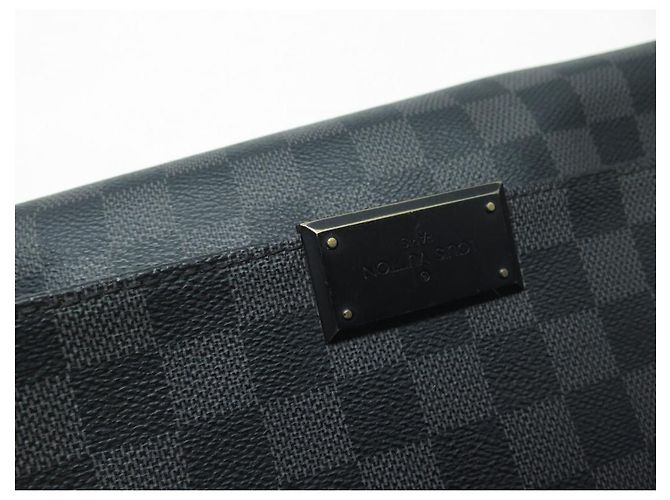 BORSA LOUIS VUITTON DISTRICT MESSENGER GM DAMIER IN GRAFITE41271 Borsa Grigio - vista 13