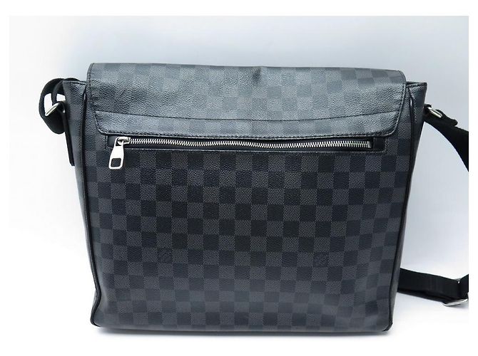 BORSA LOUIS VUITTON DISTRICT MESSENGER GM DAMIER IN GRAFITE41271 Borsa Grigio - vista 2