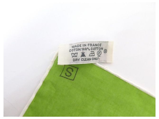 Hermès NUOVA SCIARPA HERMES 2008 NUMERO SPECIALE 75SCIARPA DA TENNIS LAOCTS ANNIVERSARIO Verde - vista 10