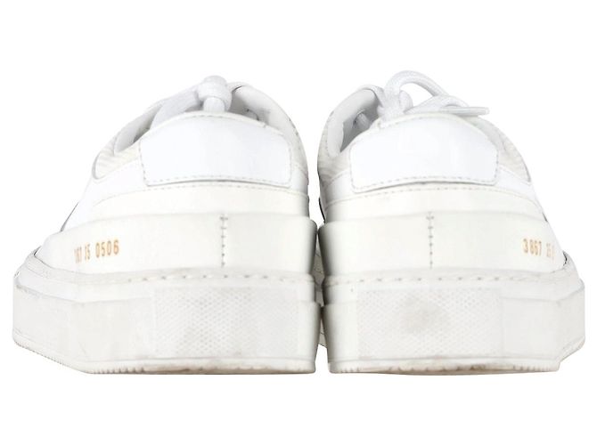 Autre Marque Progetti Comuni Sneaker Achilles Super in Pelle Bianca Bianco - vista 3