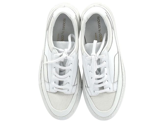 Autre Marque Progetti Comuni Sneaker Achilles Super in Pelle Bianca Bianco - vista 5