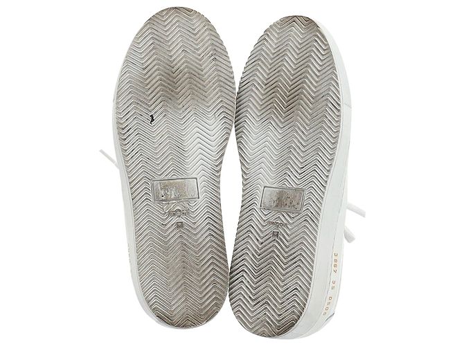 Autre Marque Progetti Comuni Sneaker Achilles Super in Pelle Bianca Bianco - vista 6