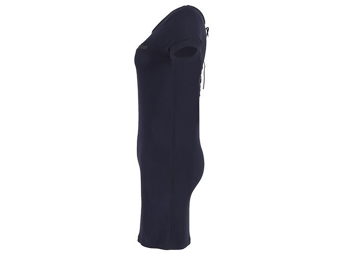 Abito aderente Sandro Paris in viscosa blu navy - vista 2