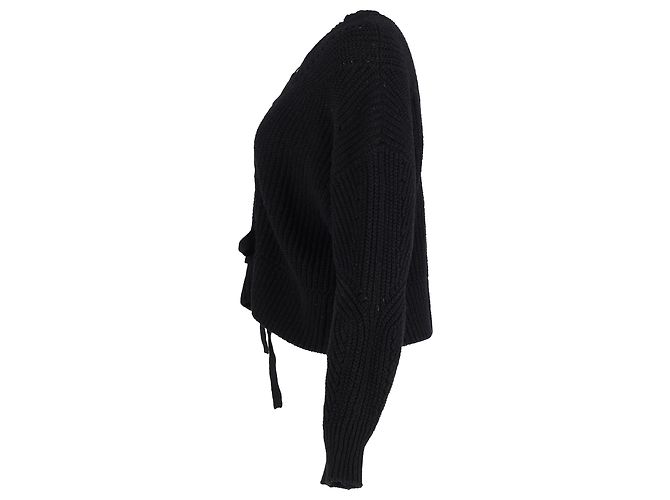 Jersey Isabel Marant Black Laley de algodón negro - vista 2