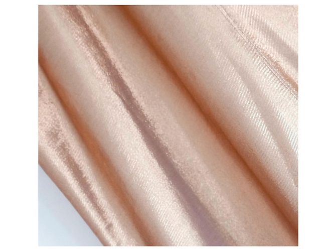 Rick Owens AW17 Glitter Audrey Lame Maxi Kleid Abendkleid Golden Kupfer - Ansicht 4