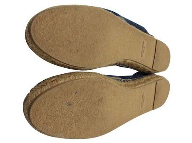 Yves Saint Laurent Espadrillas Cassandre in Denim - vista 6