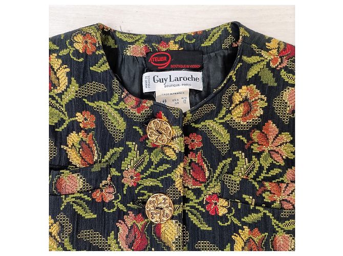 Guy Laroche Jacke mit Blumen Mehrfarben - Ansicht 11