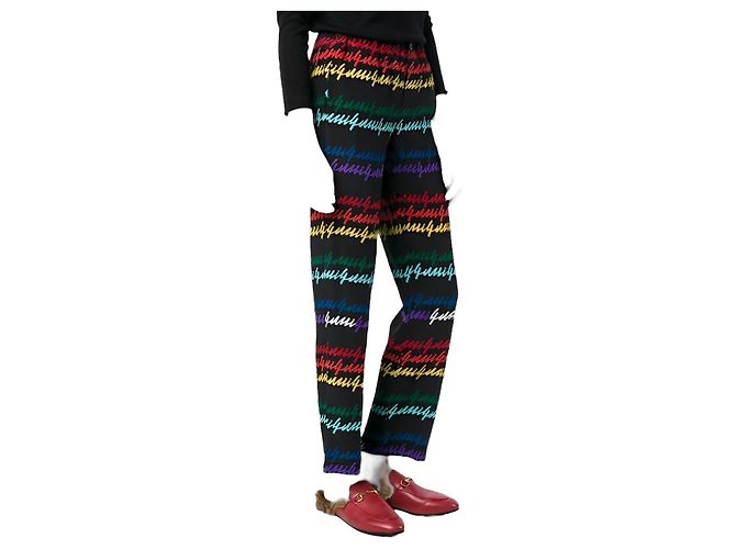 Pantalones Gucci de seda negros - vista 3