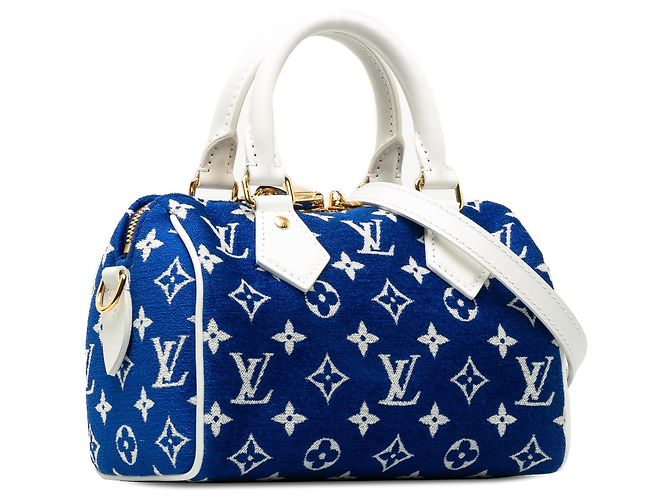 LOUIS VUITTON Sacs à main Speedy Bandoulière Bleu - vue 2
