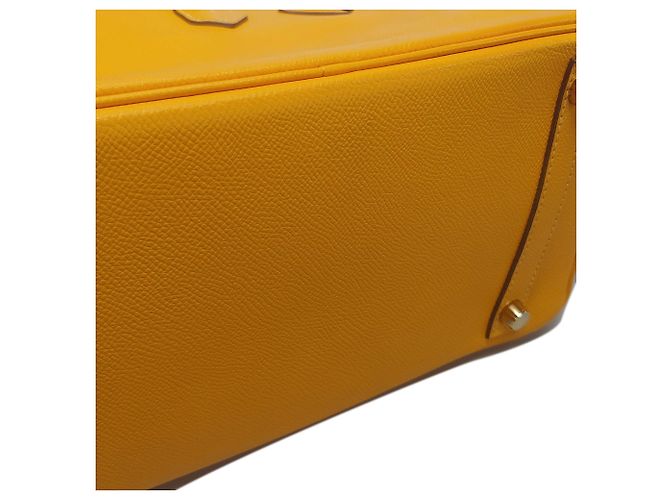Birkin Hermès HERMES Handbags Boy Orange - view 11