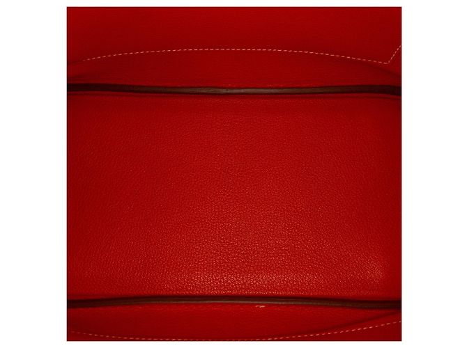 Birkin Hermès HERMES Handbags Boy Orange - view 6