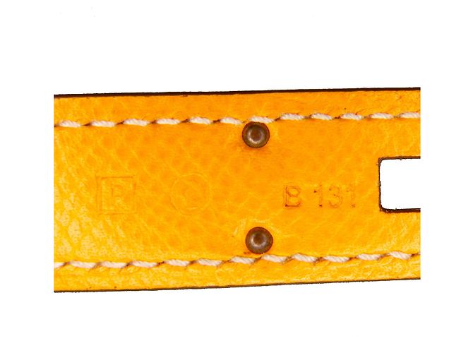 Birkin Hermès HERMES Handbags Boy Orange - view 8