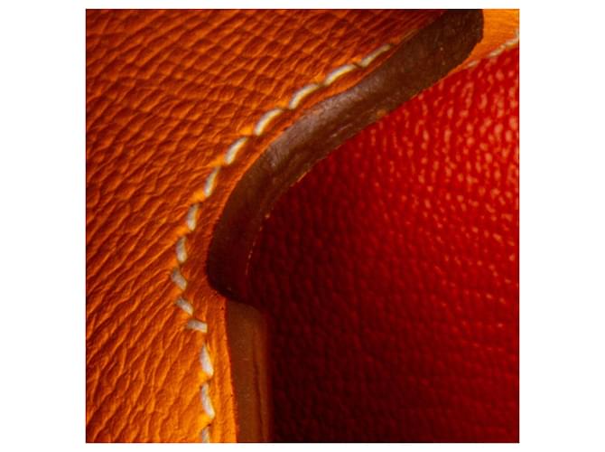 Birkin Hermès HERMES Handbags Boy Orange - view 9