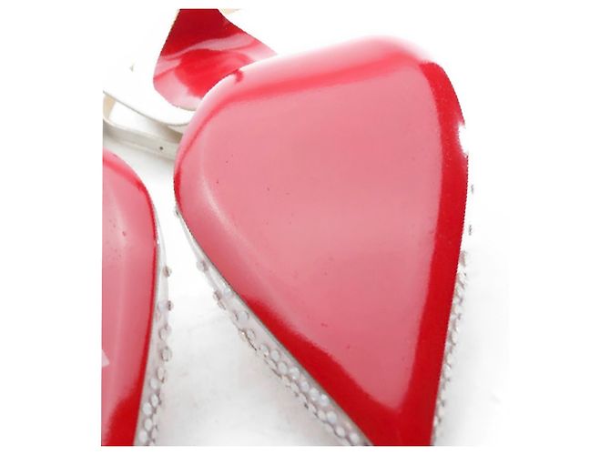 Décolleté Christian Louboutin Spikaqueen Pelle Eggshell Bianco sporco - vista 4
