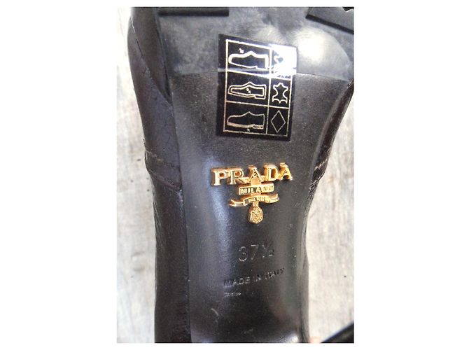 Pumps von Prada, Größe 37,5, neuwertiger Zustand. Dunkelbraun - Ansicht 7