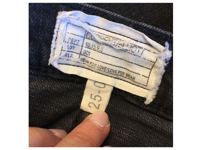 CURRENT ELLIOTT Jeans T.us 25 Cotone Nero - vista 3