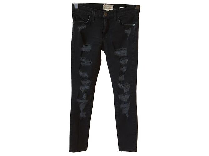 CURRENT ELLIOTT Jeans T.us 25 Cotone Nero - vista 5