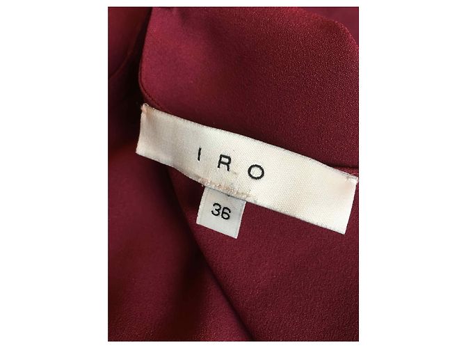 IRO Kleid T.FR 36 Polyester Bordeaux - Ansicht 4
