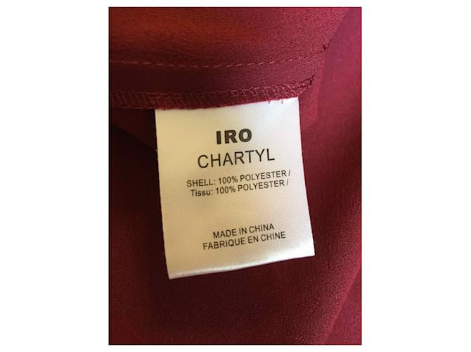 IRO Kleid T.FR 36 Polyester Bordeaux - Ansicht 5