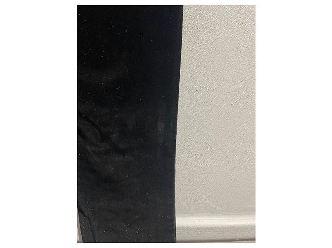 CHANEL Hose T.FR 34 Samt Schwarz - Ansicht 4