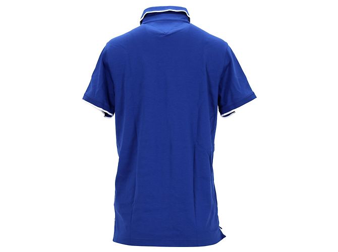 Tommy Hilfiger Polo de hombre de puro algodón con cuello con ribetes - vista 3