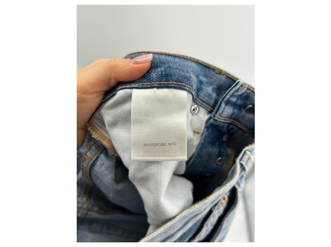 Autre Marque Jeans Wardrobe NYC T.US 27 de algodón Azul - vista 3