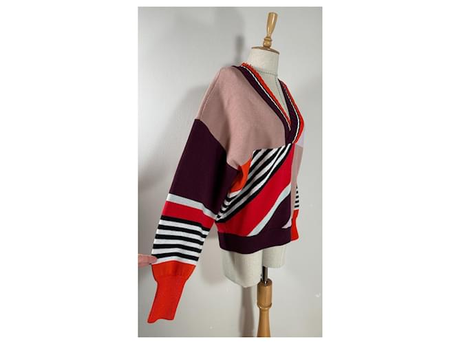 Roksanda V-Ausschnitt Pullover Mehrfarben - Ansicht 2