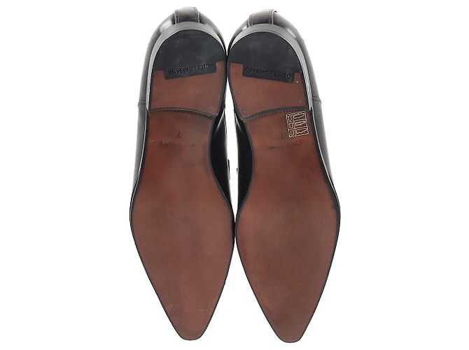 Dolce & Gabbana Scarpe Derby a Punta Traforate in Pelle Marrone - vista 5