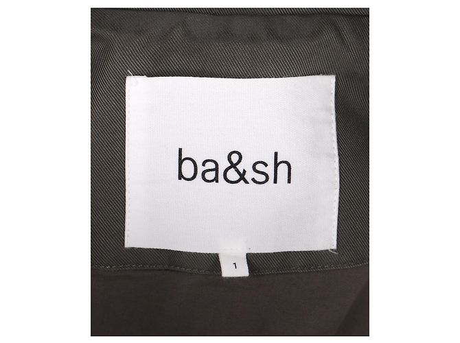 Ba&Sh Tea gefütterte Twilljacke aus grüner Baumwolle - Ansicht 4