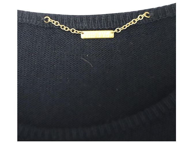 Abito monospalla The Row in lana blu navy - vista 7
