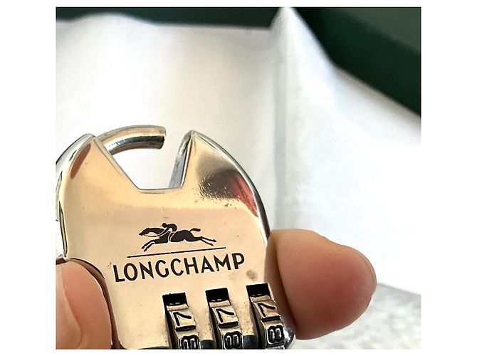 Lucchetto Longchamp Charm per Borsa Argento Acciaio - vista 4