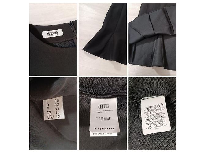 Vestido mini negro Moschino Cheap and Chic - vista 10